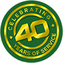 Celebrating 40 years of service Celebrating 40 years of service